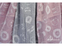 Rózsaszín-Szürke Prémium textil pelenka (3 db)