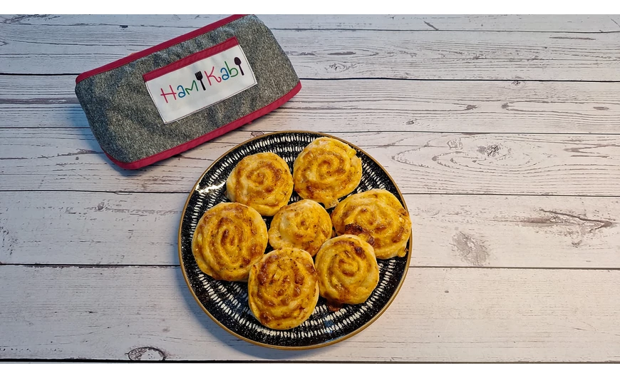 Bababarát pizzás csiga